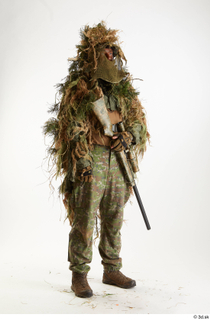 Brandon Davis in Ghillie Suit Standing standing whole body 0001.jpg